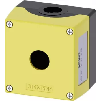 Siemens tühi korpus, 1 paigaldusasend (P x L x K) 85 x 85 x 64 mm, kollane, SIRIUS ACT 3SU1801-0AA00-0AA2, 1 tk (3SU1801-0AA00-0AA2)