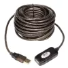 Tripp Eaton Tripp Lite Series 10M USB 2.0 Hi-Speed Active Extension Repeater Cable USB-A M/F 33' 33ft 10 Meter - USB-pikenduskaabel - USB (M)