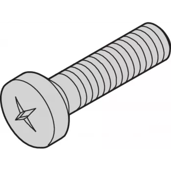 SCHROFF KRUVI POSIPAN M4X10MM(100TK) - Rack-Accessory (21100513)