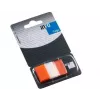 Paberiindeks Global Notes, 25x43mm, oranž, Plastik (1x50) 0718-205