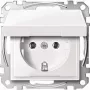 Socket-outlet Merten MEG2311-0325 CEE 7/3 Valge, thermoplastik, 250 V 16 A