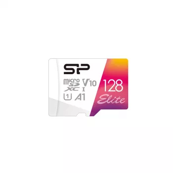 Silicon Power | microSDHC UHS-I mälukaart | Elite | 128 GB | microSDHC/SDXC | Flash mälu klass 10
