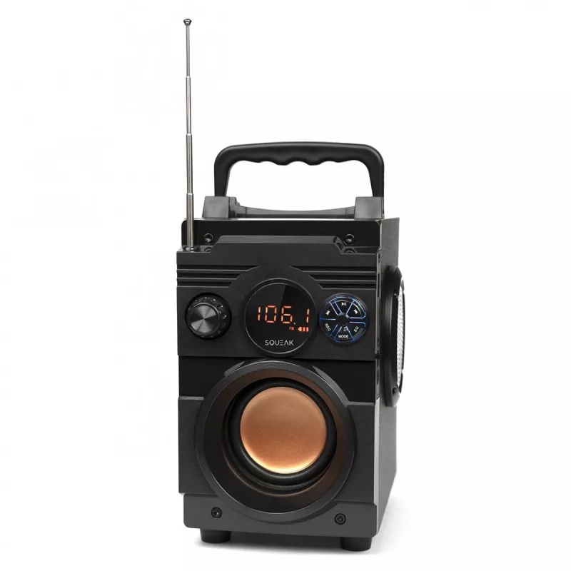 Squeak Bassblaster Bluetooth 5.1 kõlar, FM-raadio, MP3-mängija SQ1001