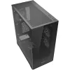 PC tornikorpus Sharkoon SK6 ARGB Tower ATX Must — keskklassi torn ATX, ARGB valgustus, karastatud klaasist külgpaneel