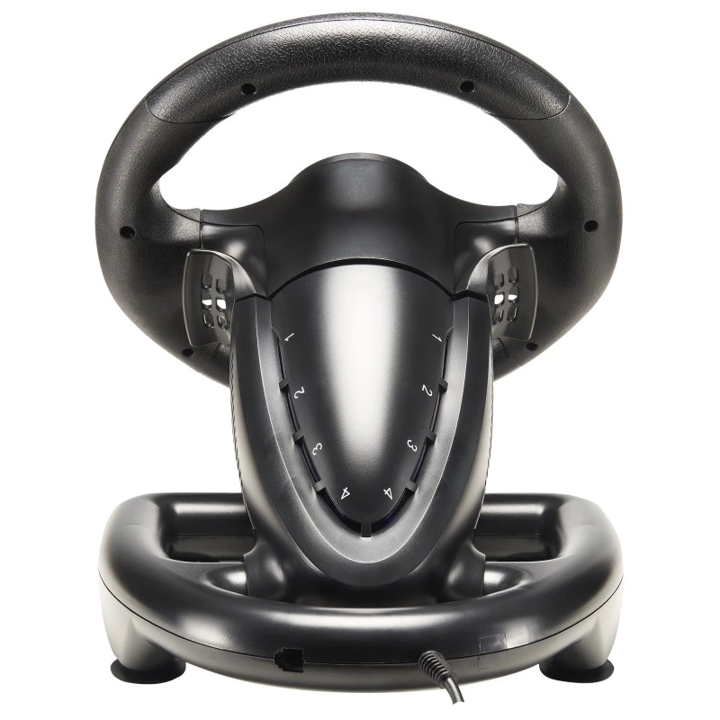 Rool + pedaalid Subsonic SA5426-NG Must USB 180° pööramine