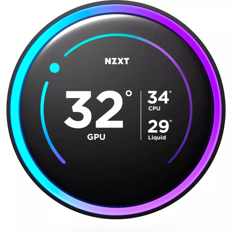NZXT Kraken Elite 360 RGB protsessori universaalne vedelikjahuti 12 cm Must 1 tk