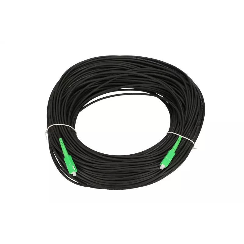 Extralink Patchcord SC/APC-SC/APC Ümmargune tilkliin ühemoodiline Simpleks G.657A2 120m