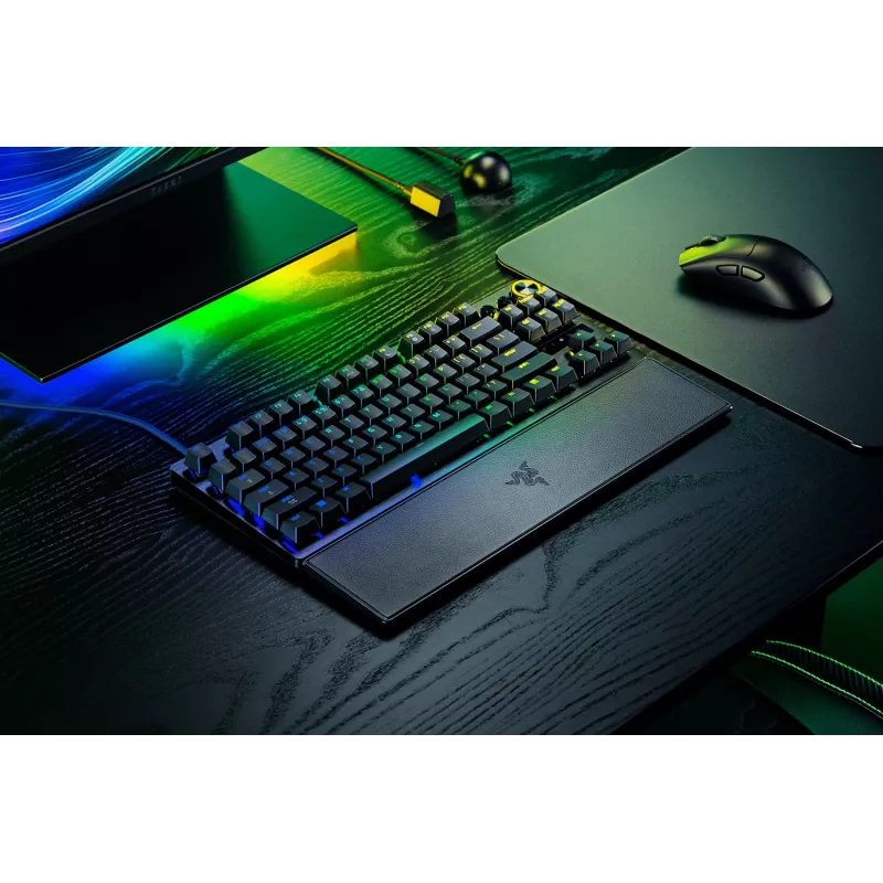 Razer Huntsman V3 Pro Tenkeyless 8KHz | Mänguklaviatuur | Juhtmega | USA | Must | USB Type-C | Razer Analog Optical Switch Gen-2