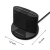 Smart Card Reader Qoltec 50632 USB 2.0 Must 1m kaabel