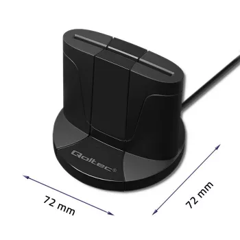 Smart Card Reader Qoltec 50632 USB 2.0 Must 1m kaabel
