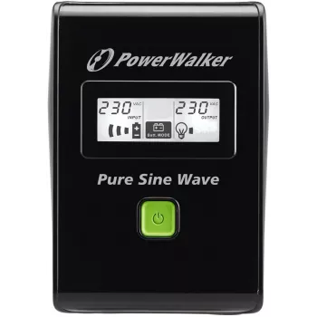PowerWalker VI 600 SW FR Katkematu toiteallikas (UPS) 600 VA 2 AC-väljundit Line-Interactive (VI 600 SW FR)