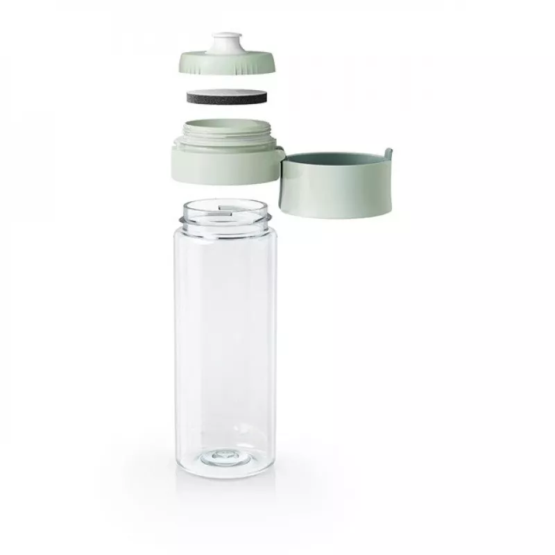Filtreeriv pudel BRITA Vital Pastellroheline 600 ml koos 5 MicroDisc filtrikettaga (BRITA 1059295)