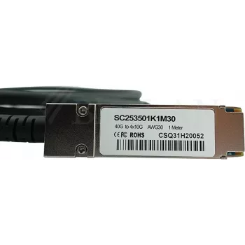 BlueOptics QFX-QSFP-DACBO-3M võrgukaabel must (QFX-QSFP-DACBO-3M-BL)