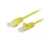 Võrgukaabel LANBERG PCU6-20CC-0150-Y UTP Cat.6 1,5 m, CCA, RJ-45, kollane