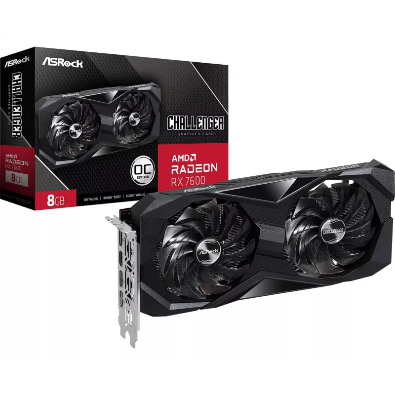 ASRock Radeon RX 7600 Challenger 8GB GDDR6 graafikakaart