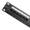 Paigalduspaneel RACK 24 porti, kat.6 UTP