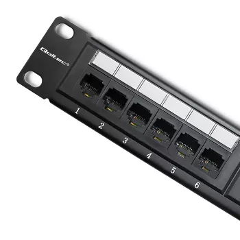 Paigalduspaneel RACK 24 porti, kat.6 UTP