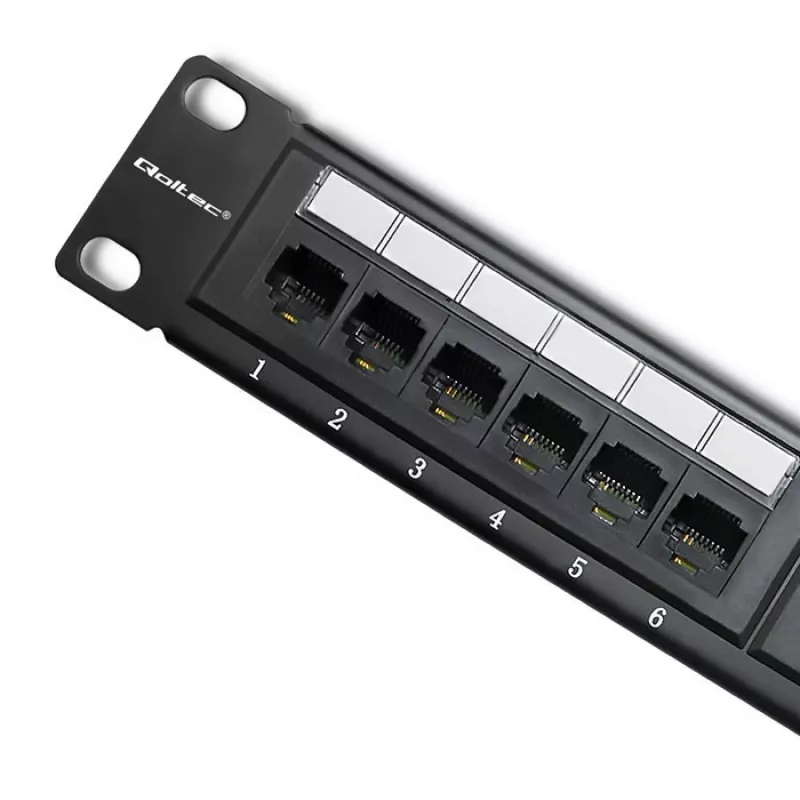 Paigalduspaneel RACK 24 porti, kat.6 UTP
