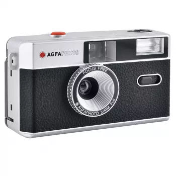 AgfaPhoto 603000 filmikaamera kompaktne filmikaamera 35 mm must - hõbedane (603000)