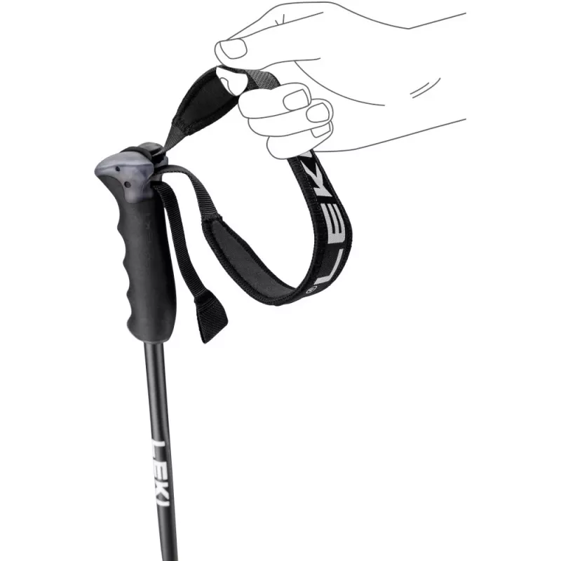 Suusakepp LEKI Neolite AIRFOIL 135 cm Alumiinium Antratsiit