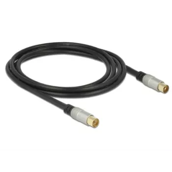 Koaksiaalkaabel RG-6/U DeLOCK 88946 2m IEC Must