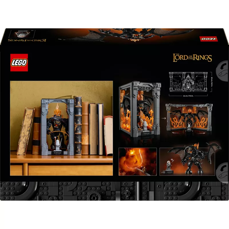 LEGO ICONS 10367 Sõrmuste Isand: Balrogi raamaturiiul
