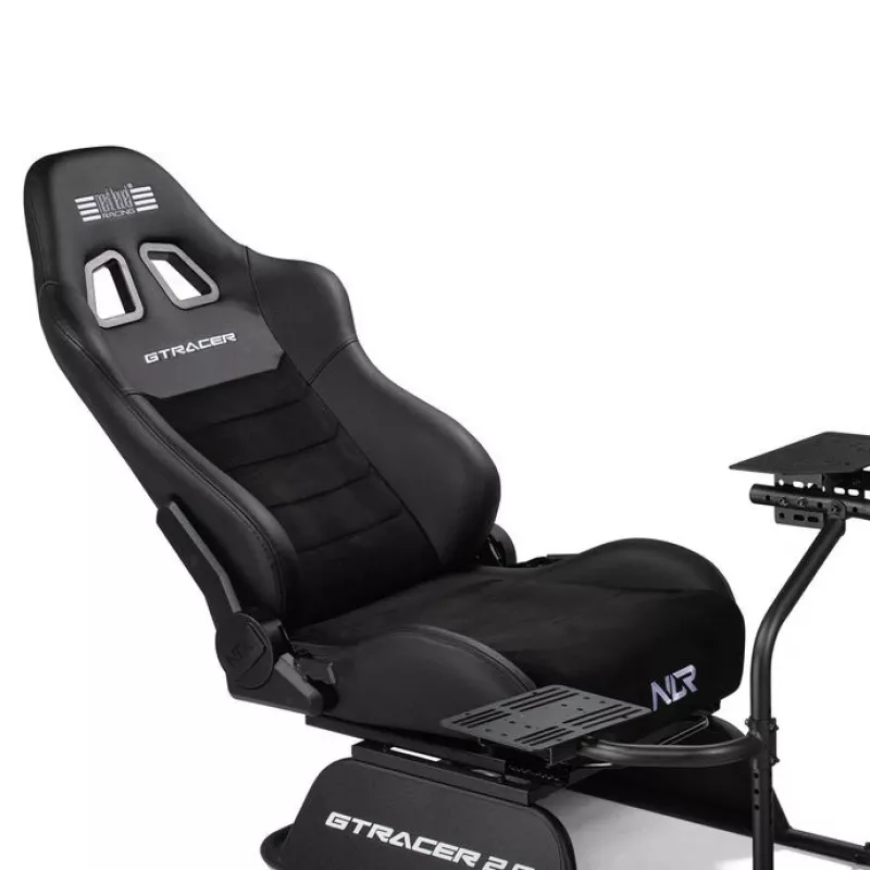 Võidusõidusimulaatori kokpit Next Level Racing GTRacer 2.0 Must reguleeritava istmeraamiga