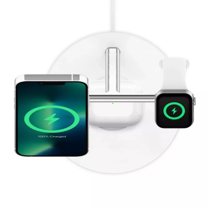 Belkin WIZ017vfWH kõrvaklapid juhtmevaba kiirlaadimine siseruumide AC valge