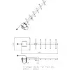 Suundantenn ALLNET ANT-868-10dbi-Yagi 868 MHz, 10 dBi, N-emane