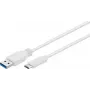 Wentronic Goobay USB 3.0 SuperSpeed kaabel > USB-C™, 0,2 m - USB 3.0-pistik (tüüp A) > USB-C-pistik (67189)