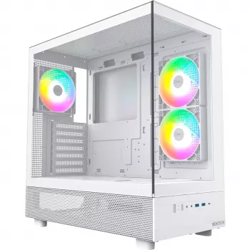 Montech XR Midi-Tower, karastatud klaas - valge