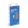 Võrguliidese adapter SAVIO AK-83 USB Type-A-pistik RJ-45, 5 Gbit/s, must