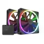 NZXT F140 RGB TWIN ventilaator 14 cm must 500-1800 RPM Fluid Dynamic Bearing