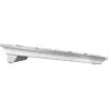 CHERRY DW 9100 SLIM klaviatuur Hiir kaasas Universaalne RF juhtmevaba + Bluetooth QWERTZ Saksa Hõbedane