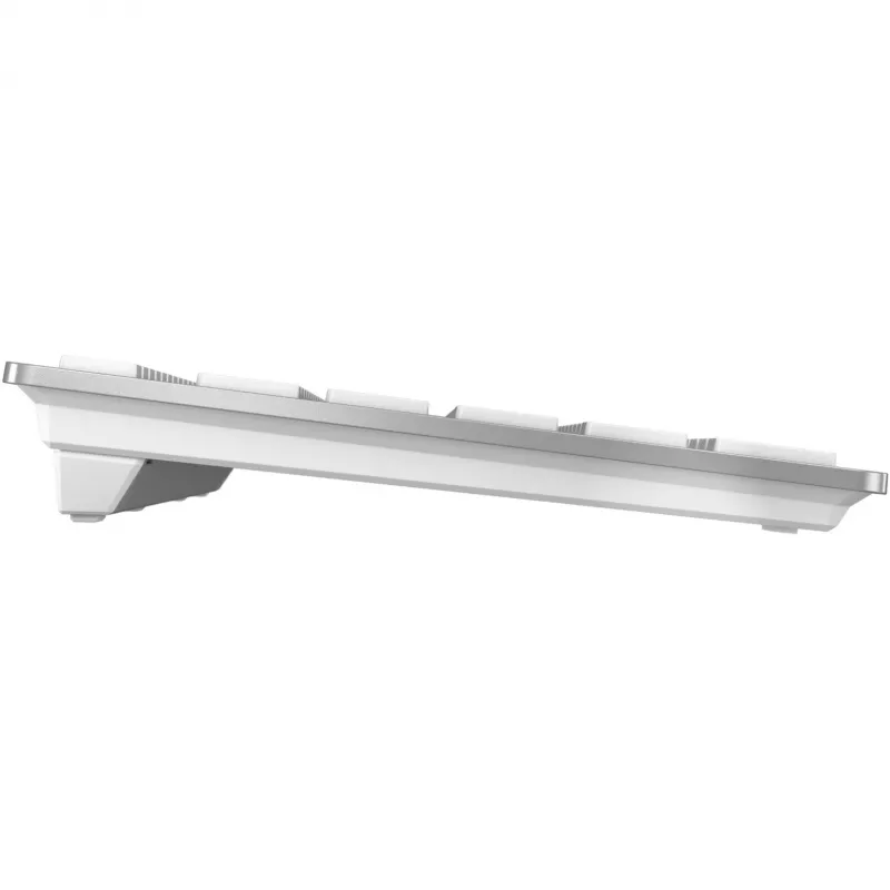 CHERRY DW 9100 SLIM klaviatuur Hiir kaasas Universaalne RF juhtmevaba + Bluetooth QWERTZ Saksa Hõbedane
