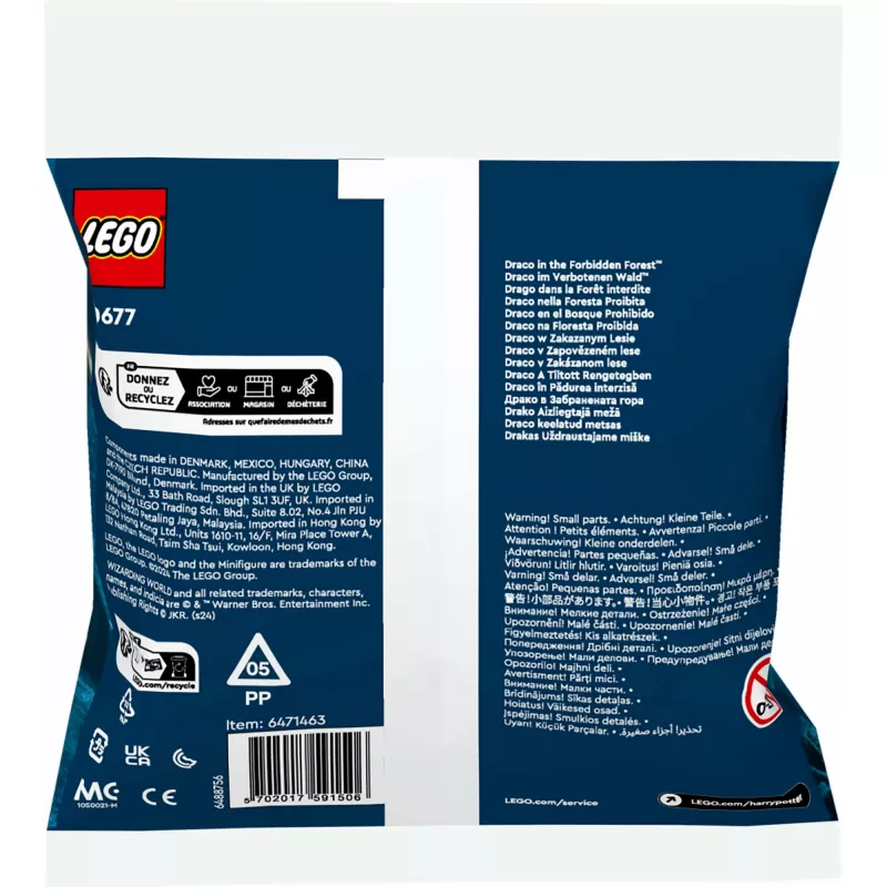 Ehitusmänguasi LEGO Harry Potter komplekt mudel 30677 – Draco Keelatud metsas minifiguuristseen