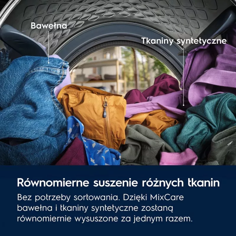 Pesukuivatusrest Electrolux EW7D585UCP 8 kg soojuspump, kondensatsioonkuivatus