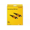 HDMI-kaabel DeLOCK 85728 1,5 m tüüp A must kuldne