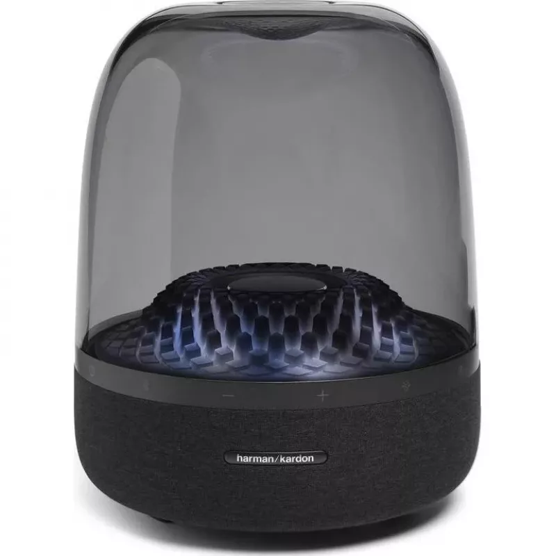 Kaasaskantav juhtmevaba kõlar Harman/Kardon Aura Studio 4 — 100 W, 3 draiverit, 45–20000 Hz, must/läbipaistev