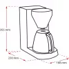 MELITTA Enjoy Termos – kohvimasin – 12 tassi