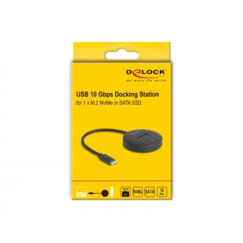 M.2 dokkimisjaam DeLOCK 64254 USB 3.2 Gen 1 USB-C NVMe SATA