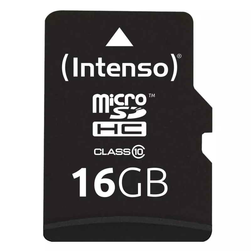 MÄLU MICRO SDHC 16GB C10/W/ADAPTER 3413470 INTENSO