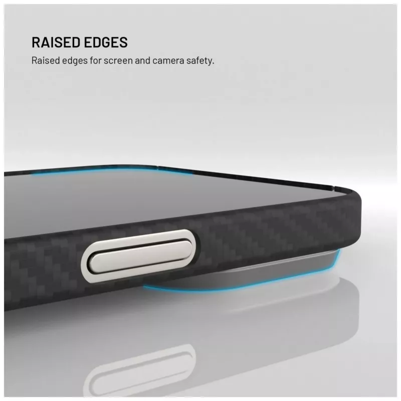 Kaitsev tagakaas FIXED Apple iPhone 17 Pro Max jaoks — aramiidkiud, must