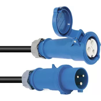 Pikenduskaabel PSSO 32A CEE 3x6 mm² 5 m sinine