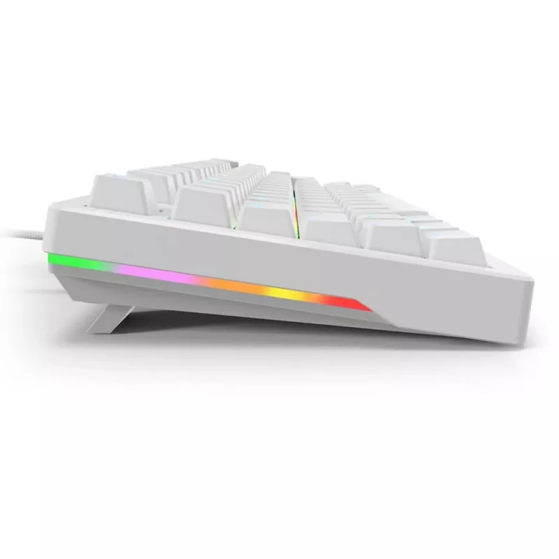 Sharkoon SGK25 75% QWERTZ USB juhtmega RGB LED klaviatuur, valge