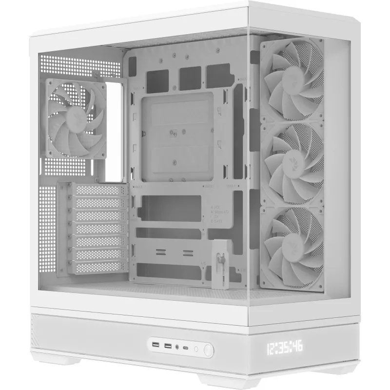 Arvutikorpus AeroCool Geh Midi P500B-Digi Valge