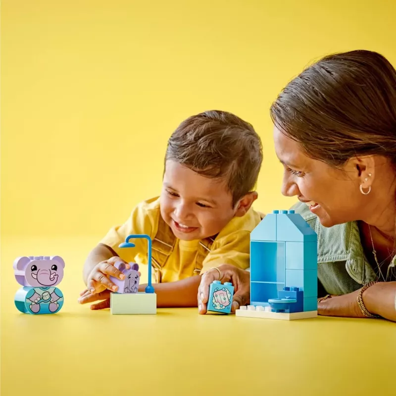 LEGO DUPLO vanniaja komplekt 10413 — vanniteemaline mängukomplekt väikelastele, 15 osa, soovitatav vanus alates 1,5 aastat