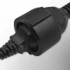 Toiteadapter QOLTEC IEC 320 C14 Prantsuse pistikule, 0,15 m kaabel