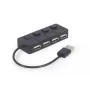 USB 2.0 liidese jaotur Gembird UHB-U2P4-05 nelja USB-pordiga
