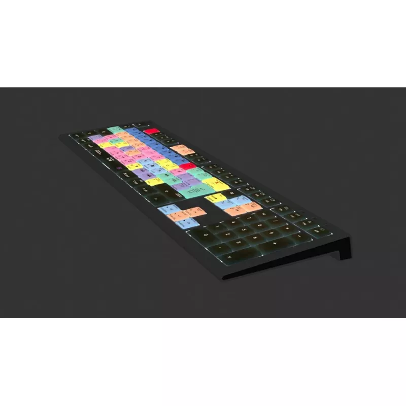 Logickeyboard LKB-PPROCC-A2M-UK klaviatuur USB QWERTY inglise must (LKB-PPROCC-A2M-UK)